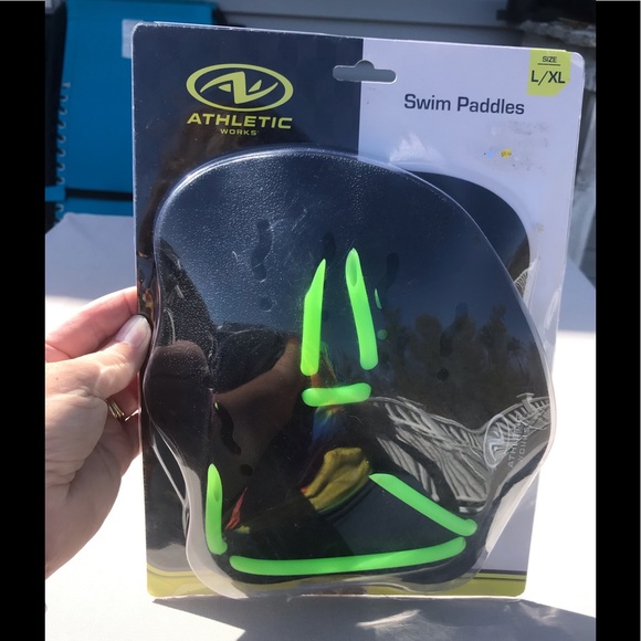 Athletic Works Swim New In Package Sealed Adult Swim Hand Paddles